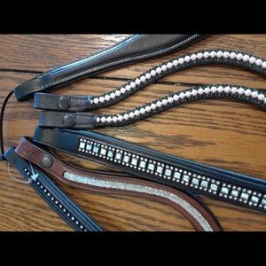5 Browbands- Various Sizes and Colors